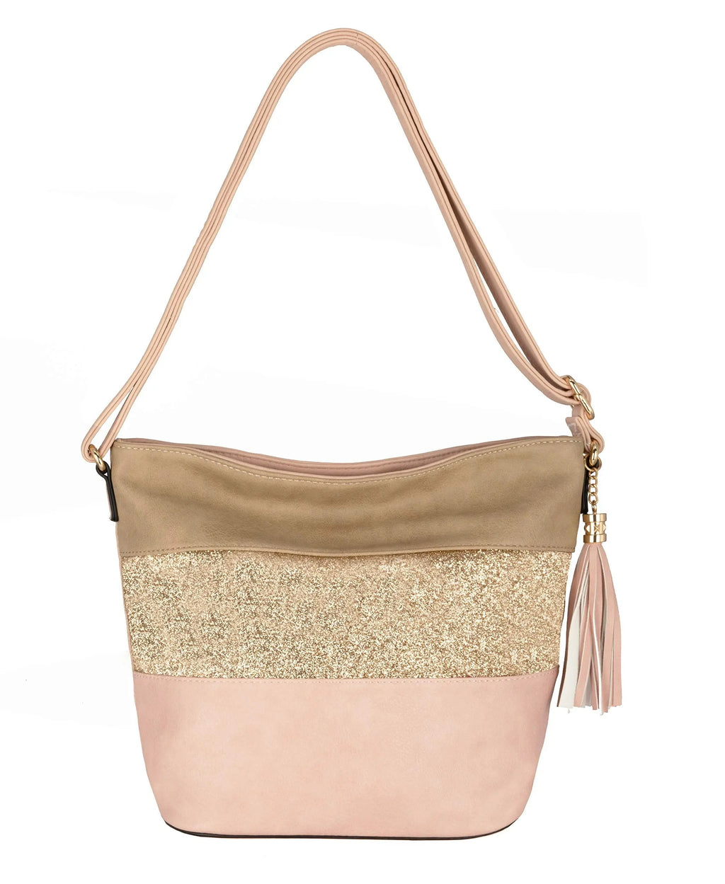 Sac bandoulière pailletté tricolore CRAZYCHIC