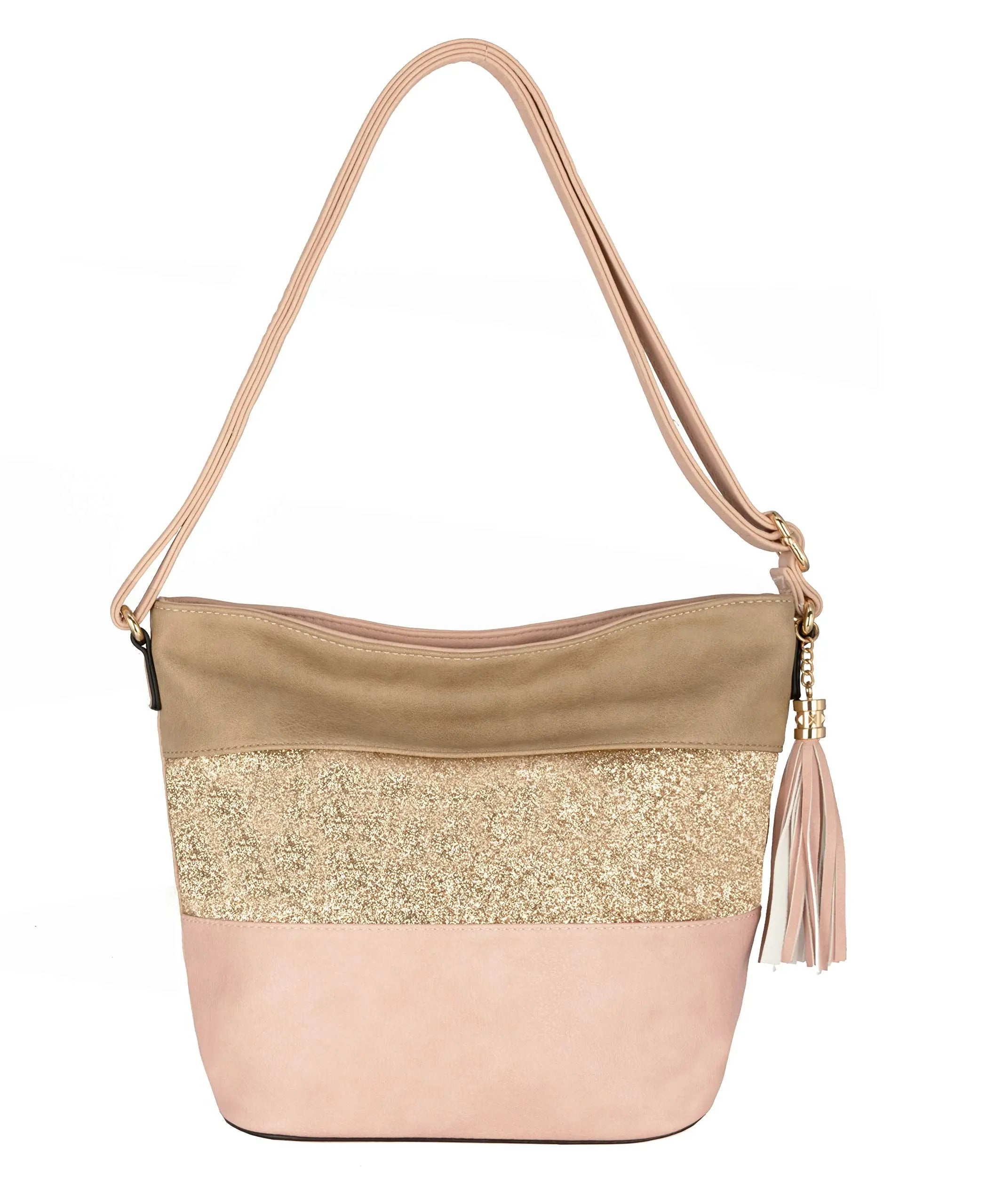 Sac bandoulière pailletté tricolore CRAZYCHIC