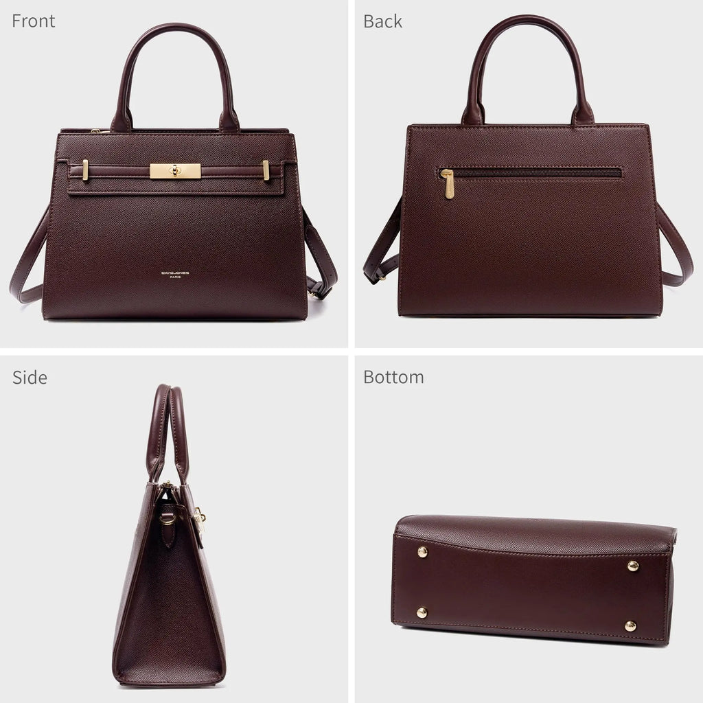 Sac à Main bandoulière avec une élégante boucle ceinture dorée David Jones