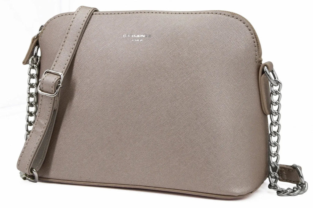 Petit sac bandoulière chaîne semi-rigide David Jones