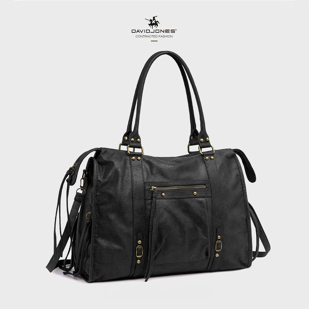 Grand Sac à Main Cabas XL Fourre-Tout Daim Suède David Jones