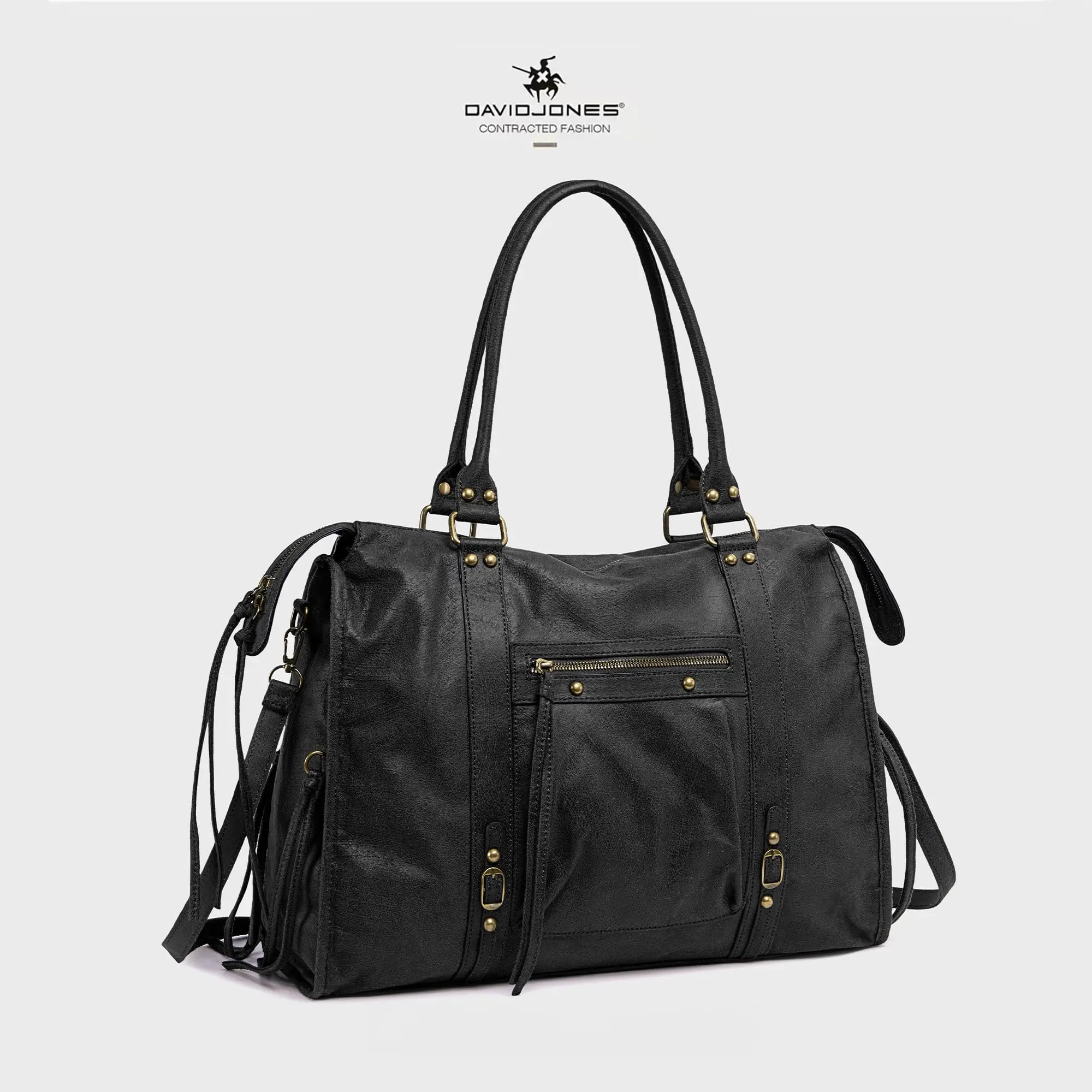Grand Sac à Main Cabas XL Fourre-Tout Daim Suède David Jones