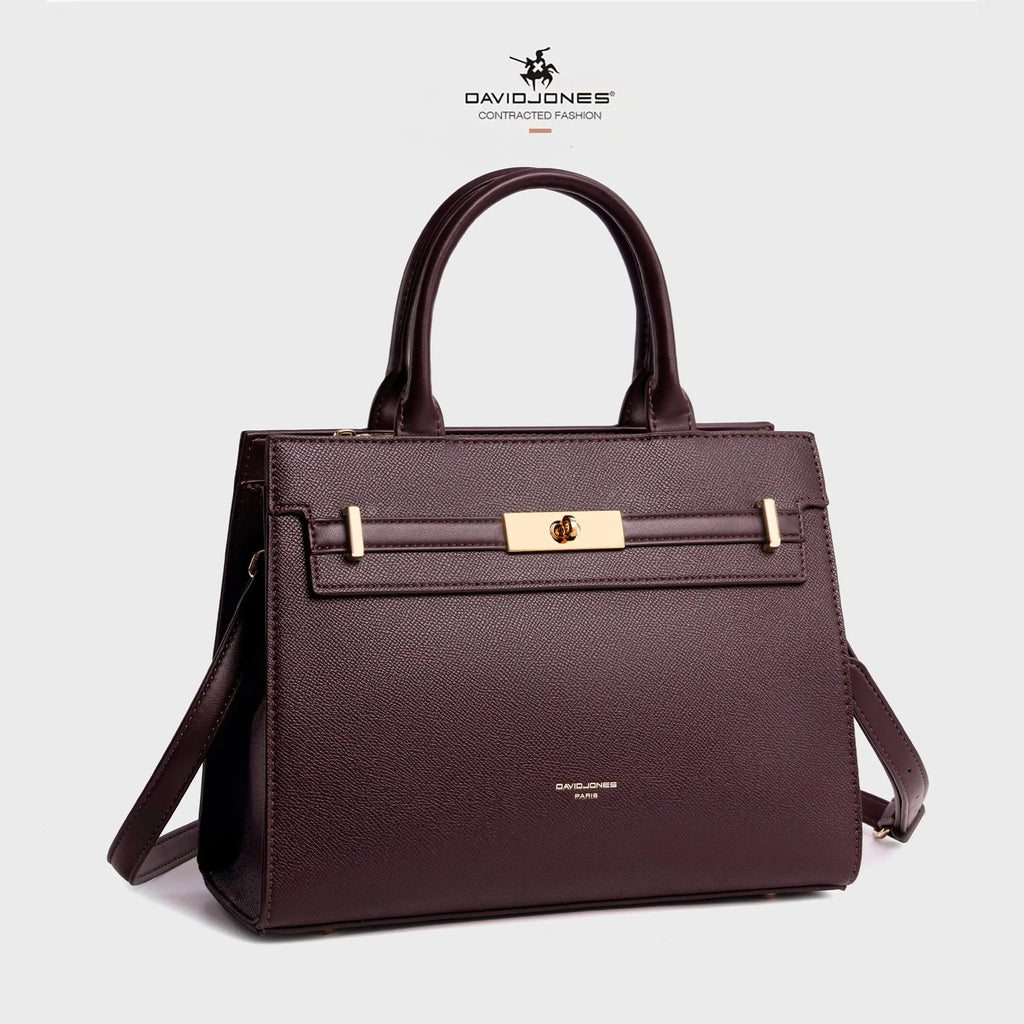 Sac à Main bandoulière avec une élégante boucle ceinture dorée David Jones