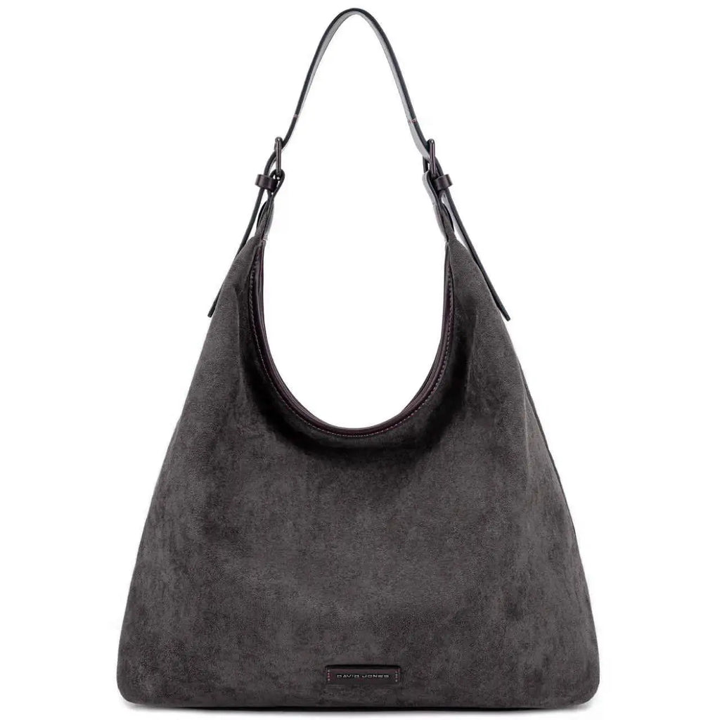 Grand Sac Hobo Souple Effet Daim