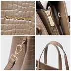 Sac à main cabas crocodile David Jones