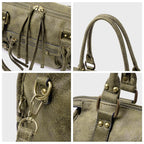 Petit Sac à Main Daim Porté Bandoulière Epaule Suède David Jones