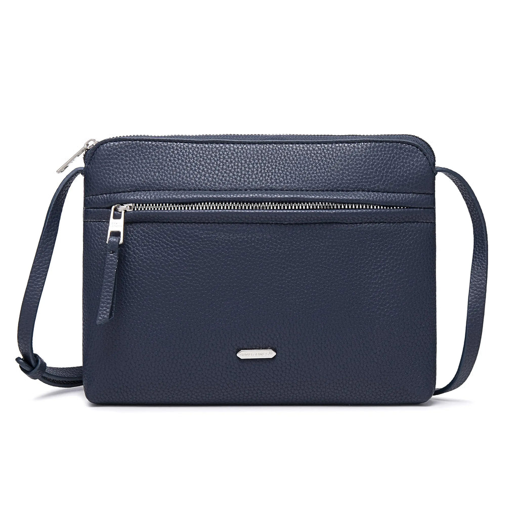 Sac bandoulière sacoche plate David Jones