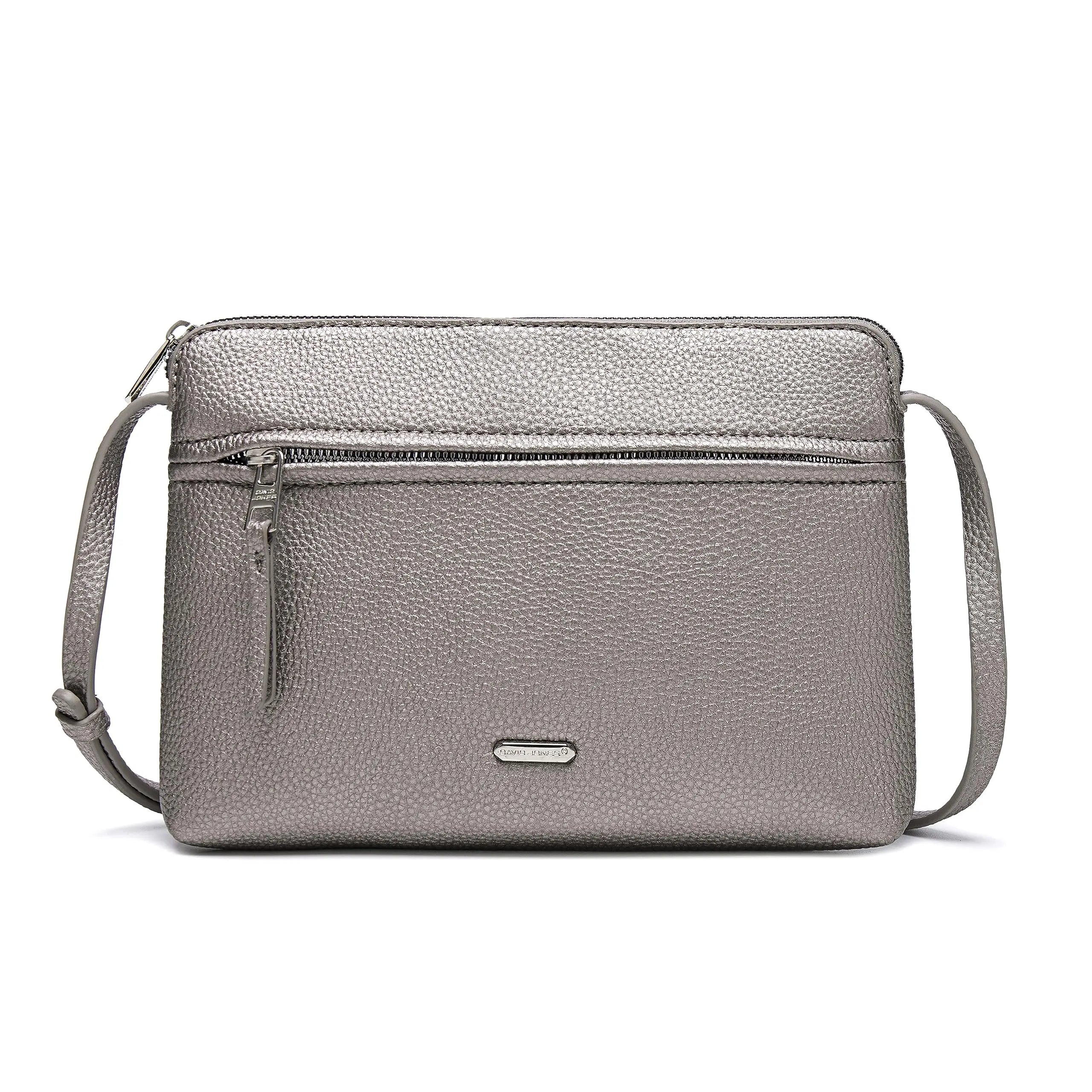 Sac bandoulière sacoche plate David Jones