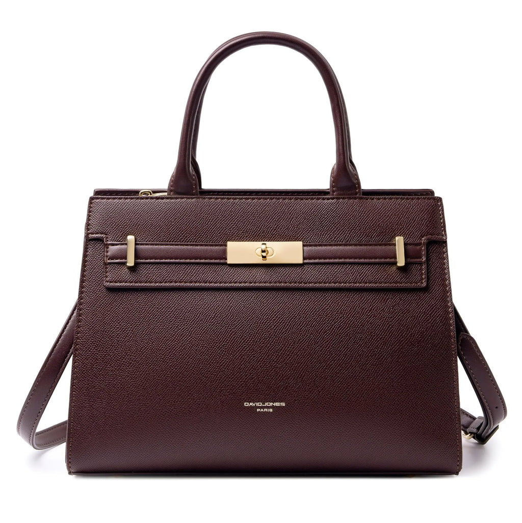 Sac à Main bandoulière avec une élégante boucle ceinture dorée David Jones