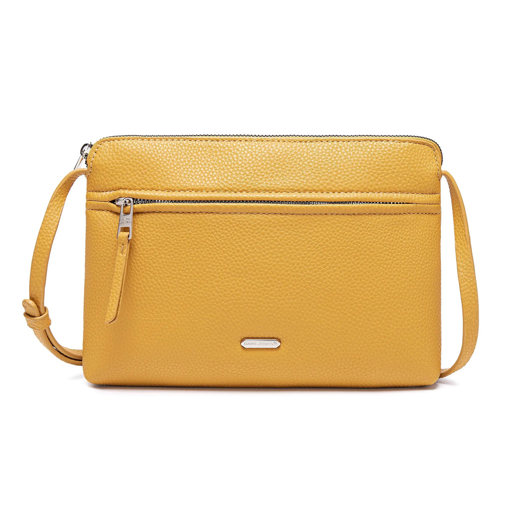 Sac bandoulière sacoche plate David Jones