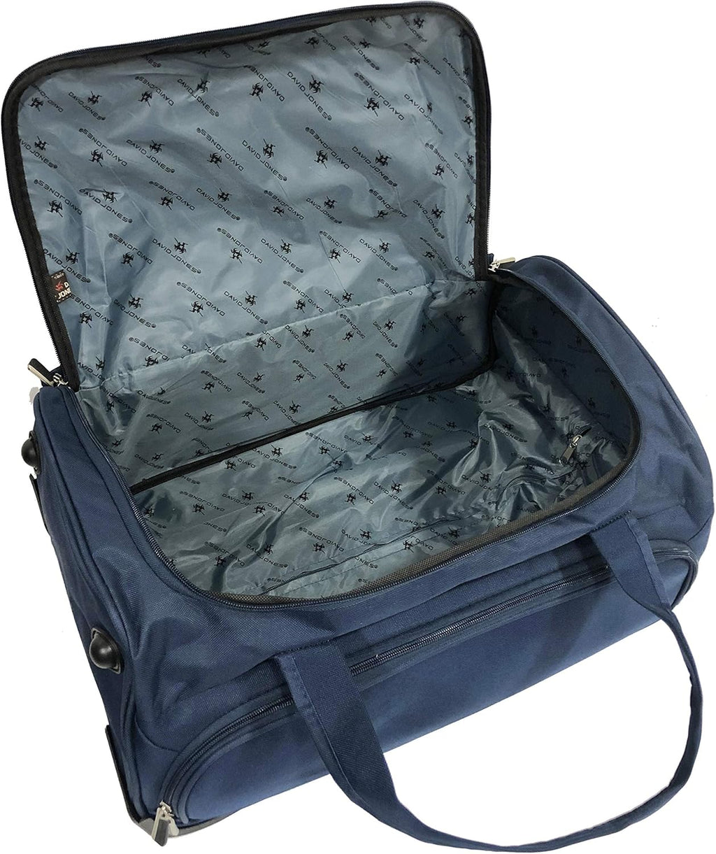 Sac Voyage à Roulettes - Trolley Cabine Souple Bagage à Main David Jones