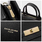 Sac à Main bandoulière avec une élégante boucle ceinture dorée David Jones