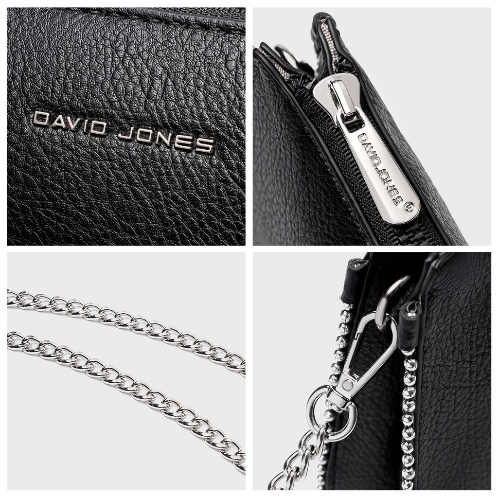 Petit sac bandoulière perle David Jones
