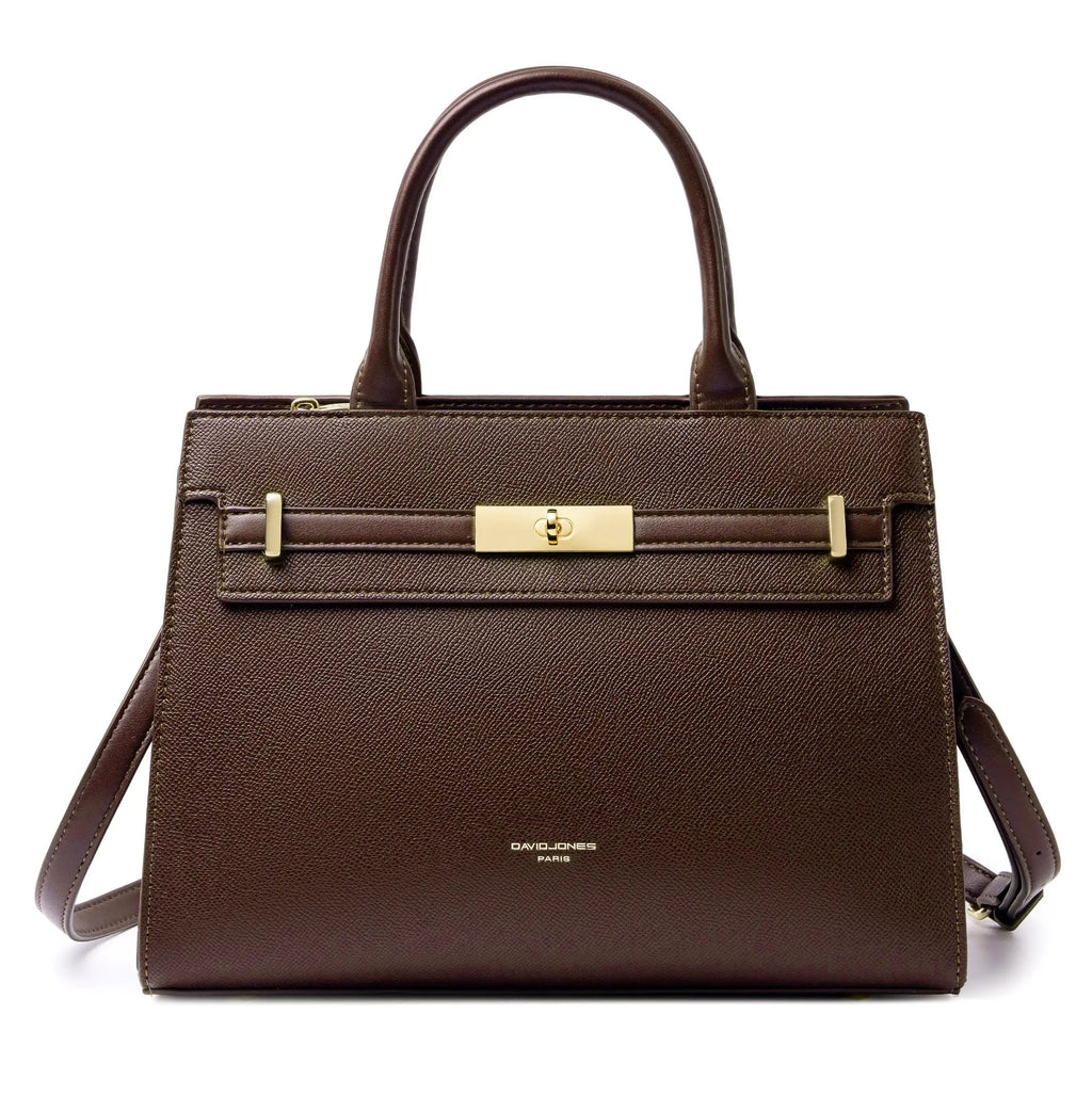 Sac à Main bandoulière avec une élégante boucle ceinture dorée David Jones