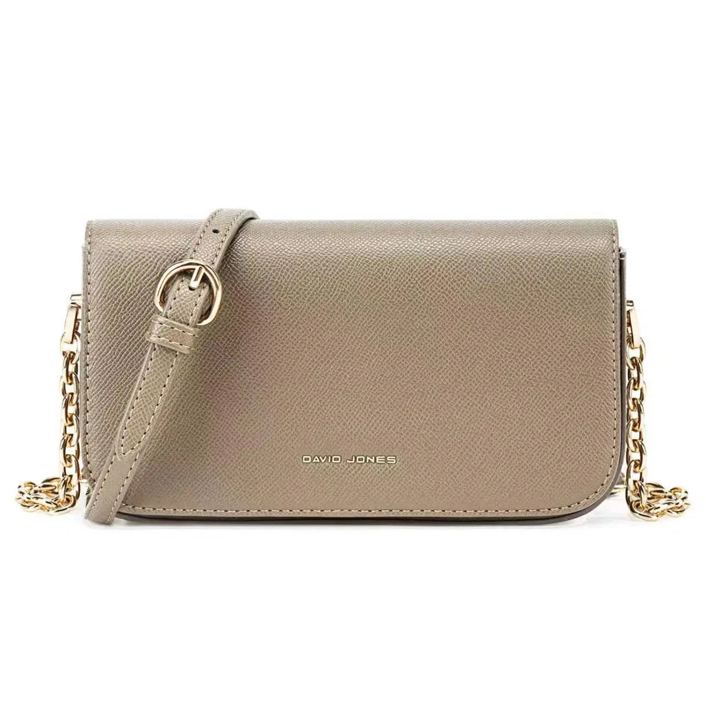 Petit Sac Bandoulière Femme à Rabat et Chaîne Dorée