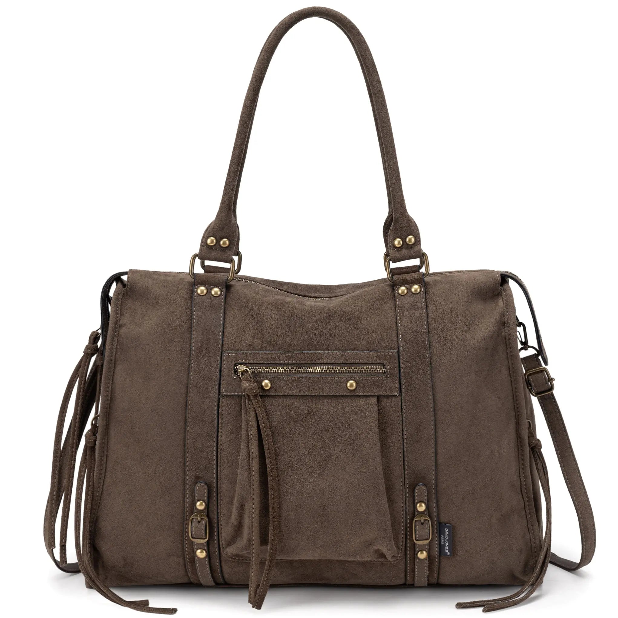 Grand Sac à Main Cabas XL Fourre-Tout Daim Suède David Jones