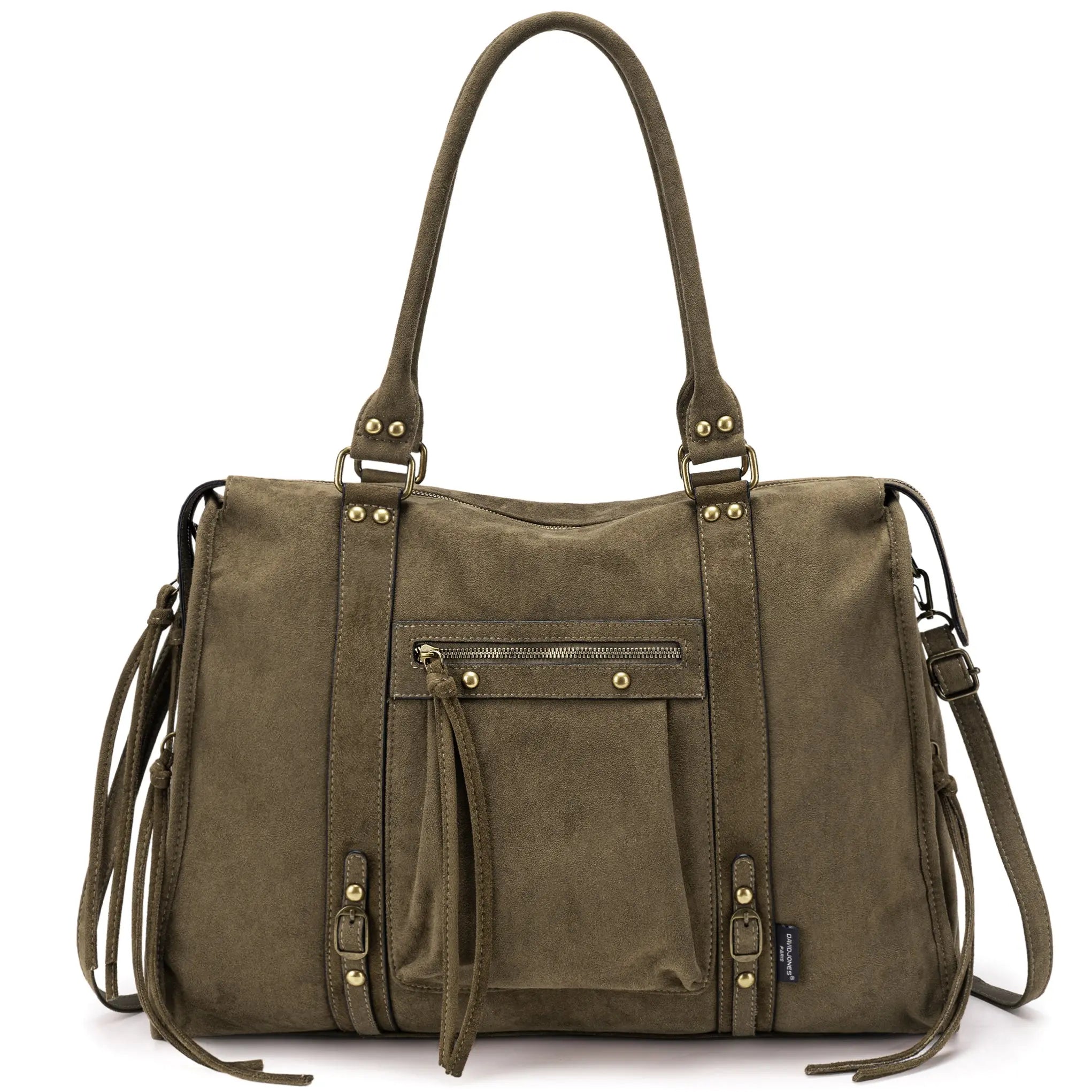 Grand Sac à Main Cabas XL Fourre-Tout Daim Suède David Jones