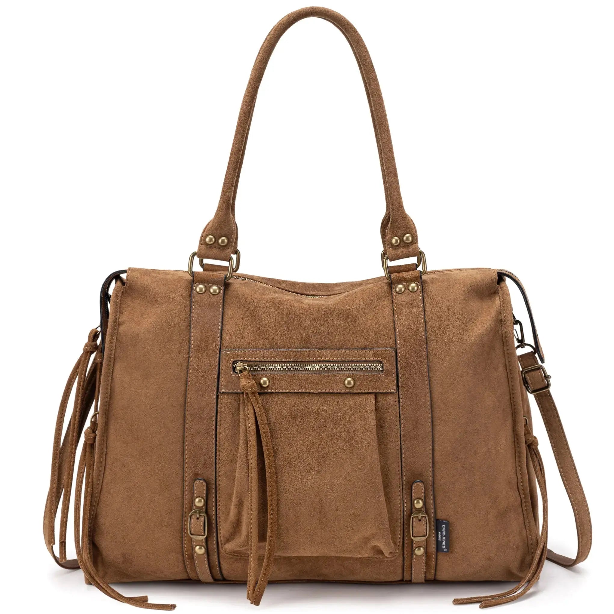 Grand Sac à Main Cabas XL Fourre-Tout Daim Suède David Jones