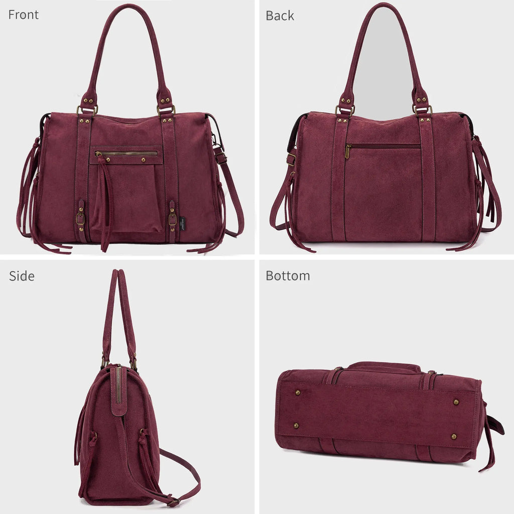 Grand Sac à Main Cabas XL Fourre-Tout Daim Suède David Jones