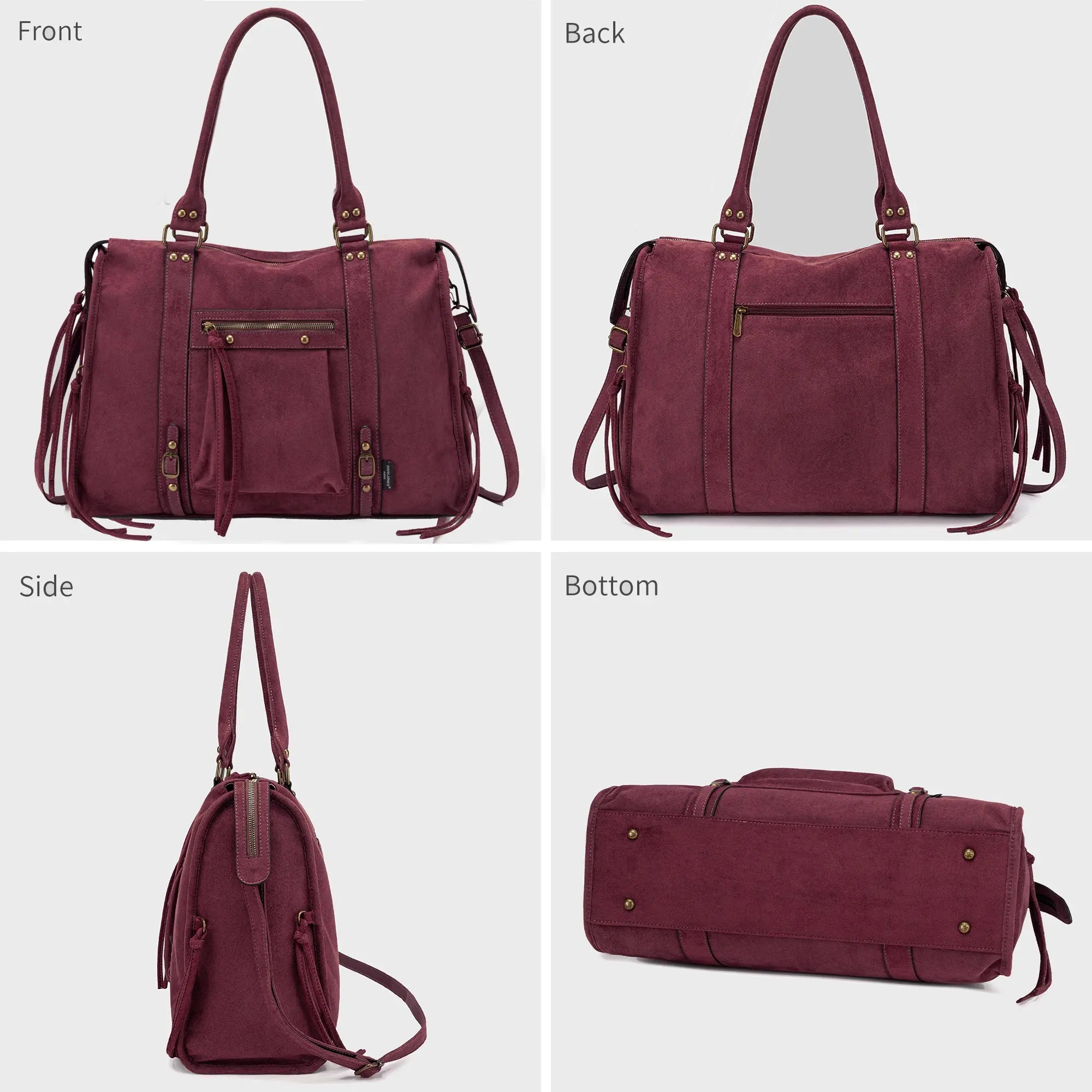 Grand Sac à Main Cabas XL Fourre-Tout Daim Suède David Jones