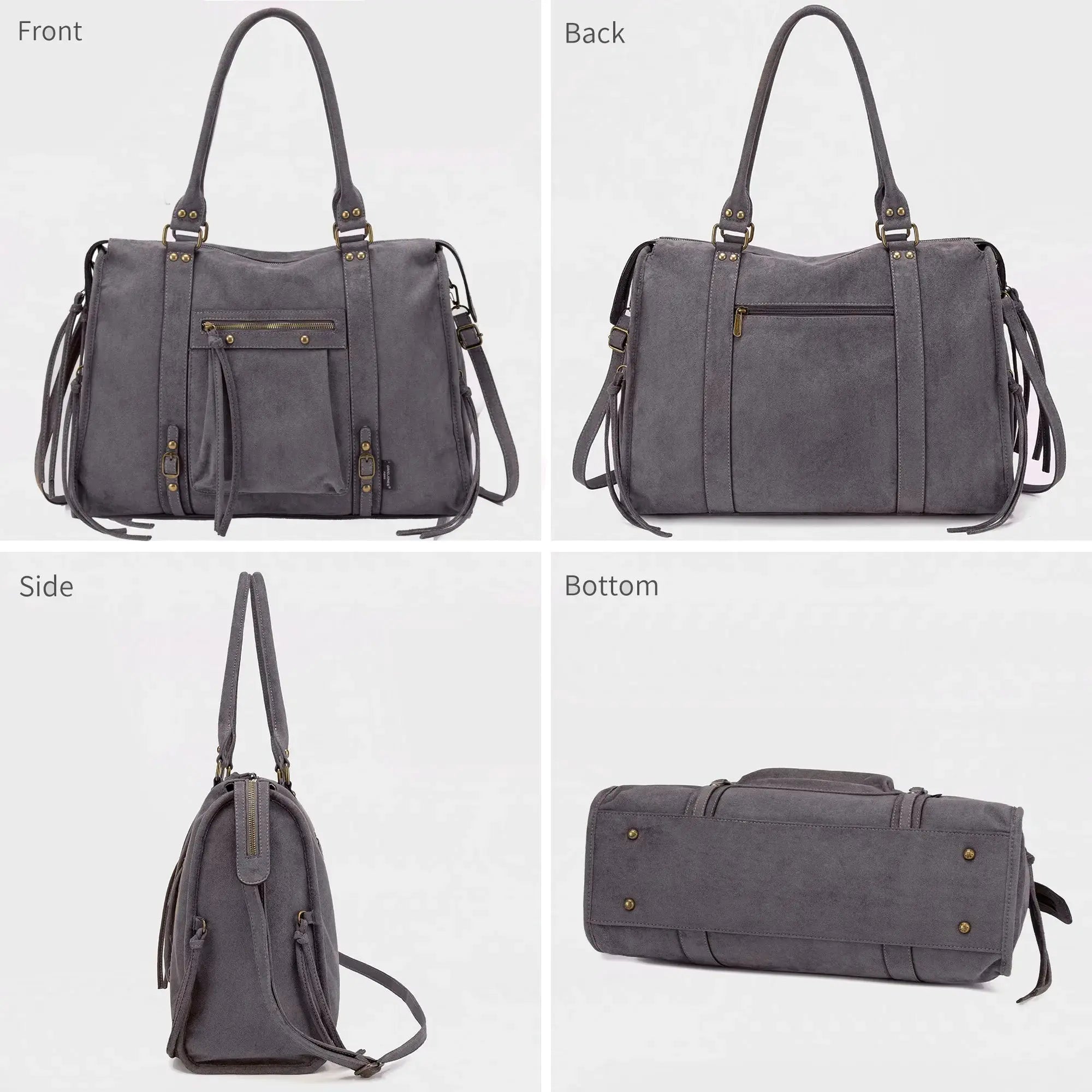Grand Sac à Main Cabas XL Fourre-Tout Daim Suède David Jones
