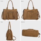 Grand Sac à Main Cabas XL Fourre-Tout Daim Suède David Jones
