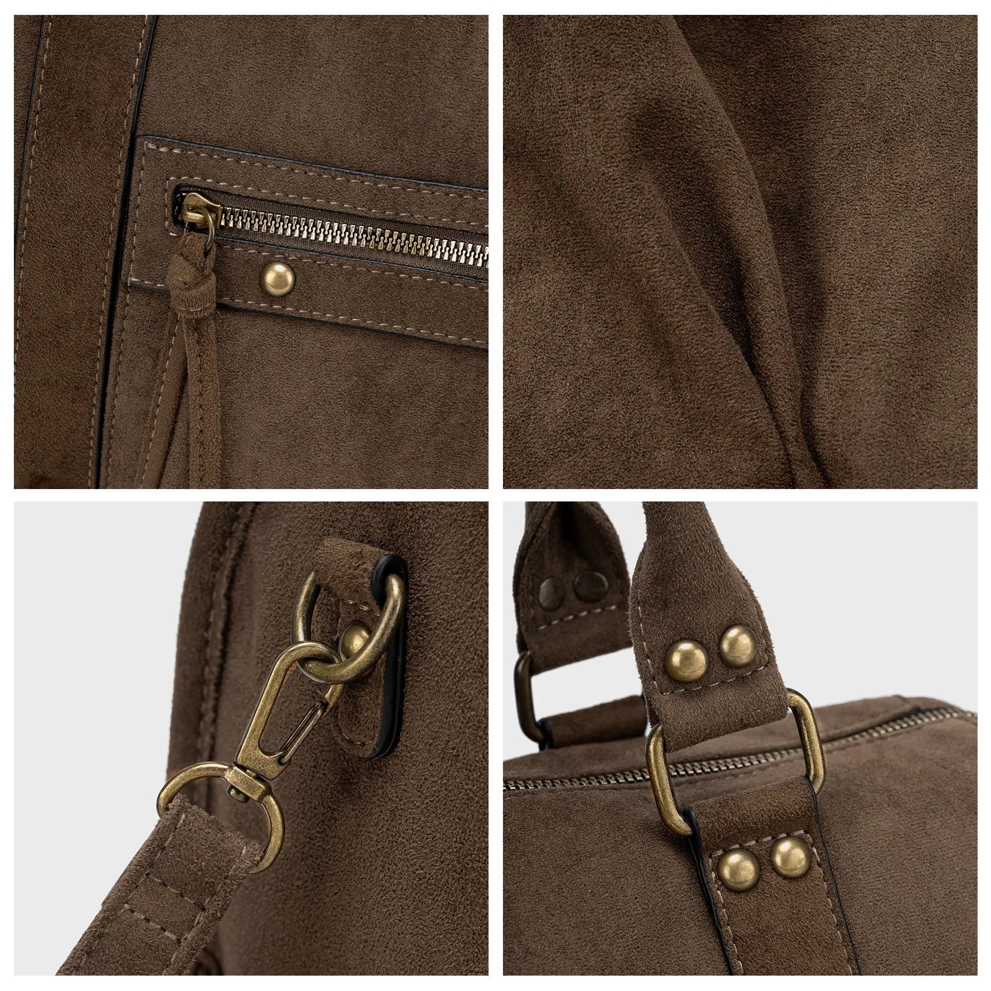 Grand Sac à Main Cabas XL Fourre-Tout Daim Suède David Jones