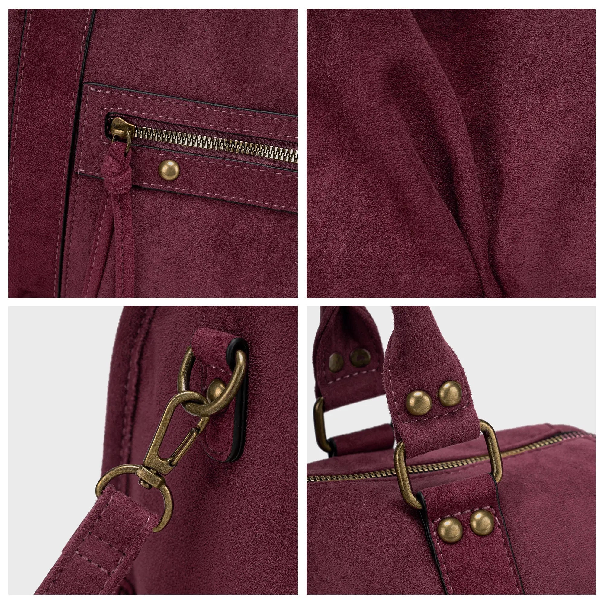 Grand Sac à Main Cabas XL Fourre-Tout Daim Suède David Jones