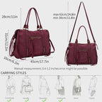 Grand Sac à Main Cabas XL Fourre-Tout Daim Suède David Jones