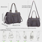 Grand Sac à Main Cabas XL Fourre-Tout Daim Suède David Jones