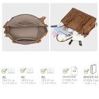 Grand Sac à Main Cabas XL Fourre-Tout Daim Suède David Jones