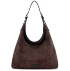 Grand Sac Hobo Souple Effet Daim