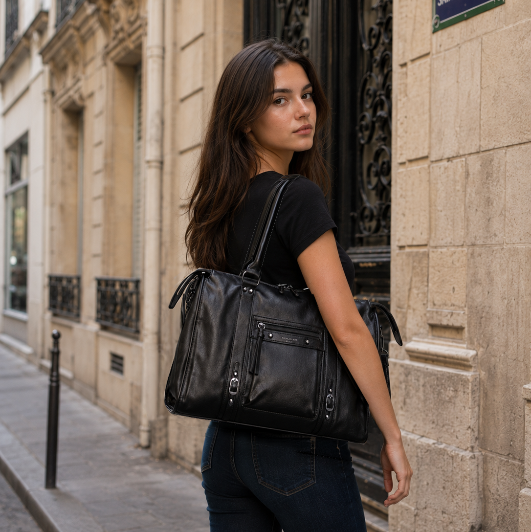 Grand sac à main fourre-tout A4 David Jones