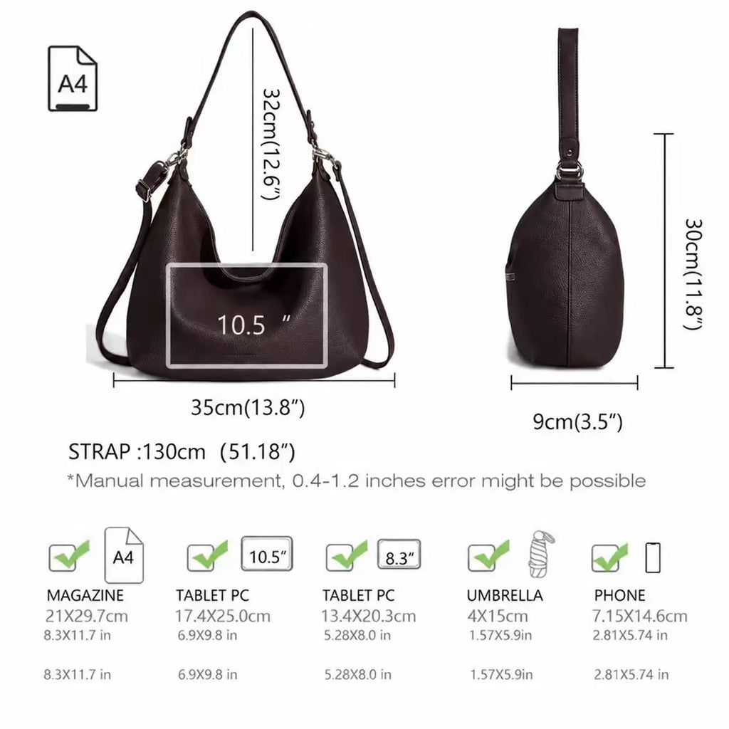 Sac à main hobo porté épaule